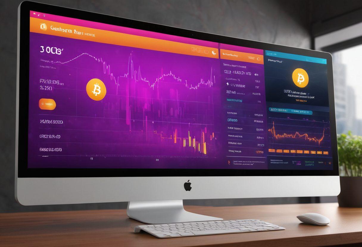 A dynamic scene of an online auction interface on a computer screen, showing real-time bidding statistics and charts, with an animated auctioneer and bidders engaged in heated bidding. Include elements like a clock counting down, excited expressions, and digital currency symbols. The background should evoke a sense of urgency and competition. vibrant colors. super-realistic.